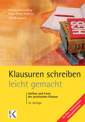 E-book, Klausuren schreiben - leicht gemacht. : Aufbau und Form der juristischen Klausur., Ewald von Kleist Verlag