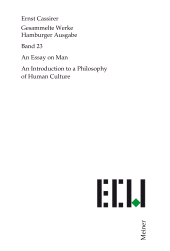 E-book, An Essay on Man : An Introduction to a Philosophy of Human Culture., Felix Meiner Verlag