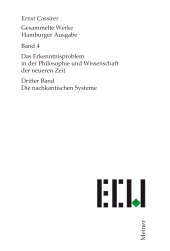 E-book, Das Erkenntnisproblem in der Philosophie und Wissenschaft der neueren Zeit. Dritter Band : Die nachkantischen Systeme, Felix Meiner Verlag