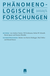 E-book, Phänomenologische Forschungen 2023-1, Felix Meiner Verlag