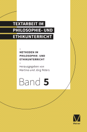 E-book, Textarbeit im Philosophie- und Ethikunterricht, Felix Meiner Verlag