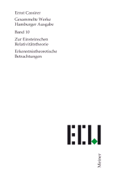 E-book, Zur Einsteinschen Relativitätstheorie : Erkenntnistheoretische Betrachtungen, Felix Meiner Verlag