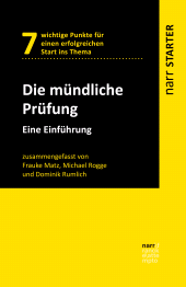 E-book, Die mündliche Prüfung : Eine Einführung, Narr Francke Attempto Verlag