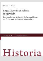 E-book, Leges Draconis et Solonis (LegDrSol) : Eine neue Edition der Gesetze Drakons und Solons mit Übersetzung und historischer Einordnung, Franz Steiner Verlag GmbH