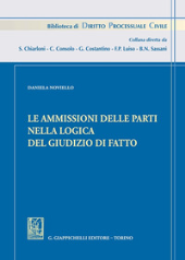 eBook, Le ammissioni delle parti nella logica del giudizio di fatto, G. Giappichelli