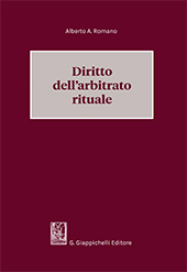 E-book, Diritto dell'arbitrato rituale, Giappichelli editore