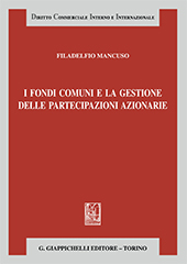 E-book, I fondi comuni e la gestione delle partecipazioni azionarie, Giappichelli editore