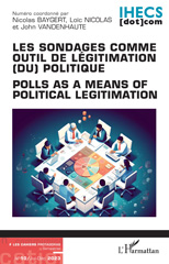 E-book, Les sondages comme outil de légitimation (du) politique : Polls as a means of political legitimation, L'Harmattan