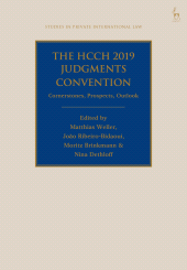 E-book, The HCCH 2019 Judgments Convention : Cornerstones, Prospects, Outlook, Hart Publishing