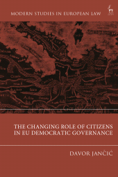 eBook, The Changing Role of Citizens in EU Democratic Governance, Hart Publishing