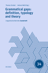 E-book, Grammatical gaps: definition, typology and theory, Helmut Buske Verlag