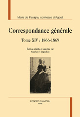 E-book, Correspondance générale : 1866-1869, Flavigny De, Marie, comtesse d'Agoult, Honoré Champion