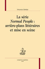 eBook, La série Normal People : arrière-plans littéraires et mise en scène, Honoré Champion