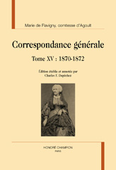 E-book, Correspondance générale : 1870-1872, Flavigny, Marie, Honoré Champion