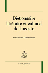 eBook, Dictionnaire littéraire et cultrel de l'insecte, Honoré Champion