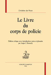 E-book, Le Livre du corps de policie : Édition critique, Honoré Champion
