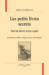 E-book, Les petits livres secrets : Suivi de divers textes copiés, Honoré Champion