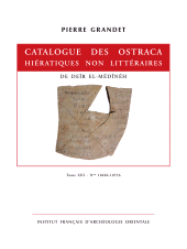 E-book, Catalogue des ostraca hieratiques non litteraires de Deir el-Medineh : Nos 10406-10556, ISD