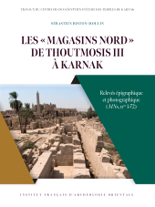 E-book, Les Magasins nord de Thoutmosis III a Kamak : Releves epigraphique et photographique (MNs, nos 1-72), ISD