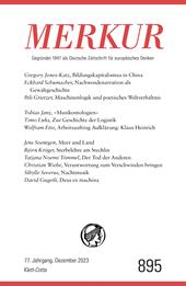 E-book, MERKUR 12/2023 : Nr. 895, Heft 12, Dezember 2023, Klett-Cotta