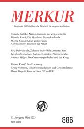 E-book, MERKUR 3/2023 : Nr. 886, Heft 3, März 2023, Klett-Cotta