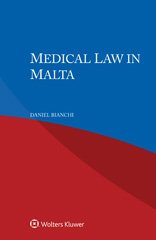 eBook, Medical Law in Malta, Bianchi, Daniel, Wolters Kluwer