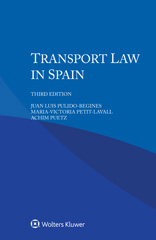 E-book, Transport Law in Spain, Pulido-Begines, Juan Luis, Wolters Kluwer