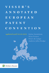 eBook, Visser's Annotated European Patent Convention 2023 Edition, Wolters Kluwer