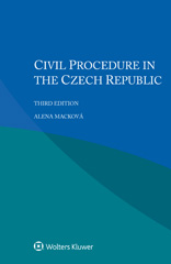 E-book, Civil Procedure in Czech Republic, Macková, Alena, Wolters Kluwer