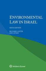 eBook, Environmental Law in Israel, Laster, Richard, Wolters Kluwer
