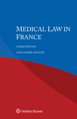 E-book, Medical Law in France, Wolters Kluwer