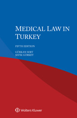 eBook, Medical Law in Turkey, Wolters Kluwer