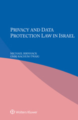 eBook, Privacy and Data Protection in Law Israel, Wolters Kluwer
