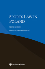 E-book, Sports Law in Poland, Krześniak, Eligiusz Jerzy, Wolters Kluwer