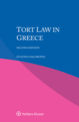 E-book, Tort Law in Greece, Dacoronia, Eugenia, Wolters Kluwer