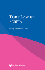eBook, Tort Law in Serbia, Mirić, Marija Karanikić, Wolters Kluwer