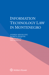 E-book, Information Technology Law in Montenegro, Wolters Kluwer