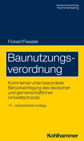 E-book, Baunutzungsverordnung : Kommentar unter besonderer Berücksichtigung des deutschen und gemeinschaftlichen Umweltschutzes, Kohlhammer Verlag