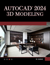 E-book, AutoCAD 2024 3D Modeling, Mercury Learning and Information