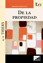 E-book, De la propiedad, Thiers, Louis A., Ediciones Olejnik
