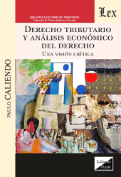 E-book, Derecho tributario y análisis económico del derecho, Ediciones Olejnik