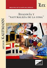 E-book, Analogía y naturaleza de la cosa, Kaufmann, Arthur, Ediciones Olejnik