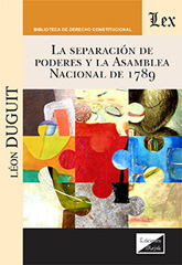 E-book, Separación de poderes y la asamblea, Duguit, Leon, Ediciones Olejnik