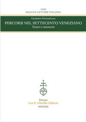 eBook, Percorsi nel Settecento veneziano : teatro e memorie, Pizzamiglio, Gilberto, author, Leo S. Olschki
