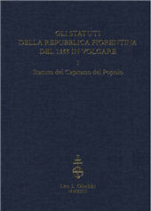 E-book, Gli statuti della Repubblica fiorentina del 1355 in volgare, Leo S. Olschki