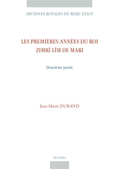 E-book, Les premieres annees du roi Zimri-Lim de Mari, Durand, J-M., Peeters Publishers