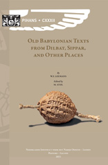 E-book, Old Babylonian Texts from Dilbat, Sippar, and Other Places : Edited by M. Stol, Peeters Publishers