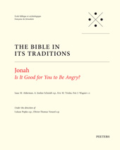 E-book, Jonah : Is It Good for You to Be Angry?, Peeters Publishers