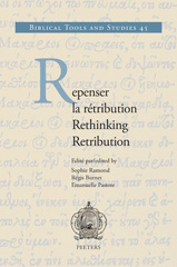 E-book, Repenser la retribution. Rethinking Retribution, Peeters Publishers