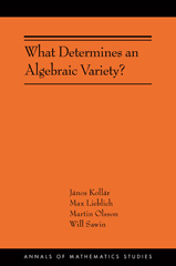 eBook, What Determines an Algebraic Variety? : (AMS-216), Princeton University Press